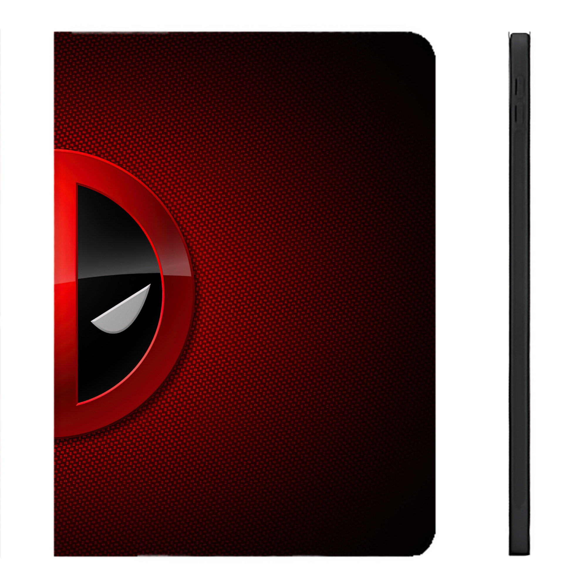 （画像用） Deadpool デッドプール IPadケース ペンホルダー付き ブックスタイルデザイン